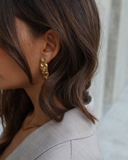 Waves of Silence Earrings