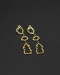 Golden Cascade Earrings