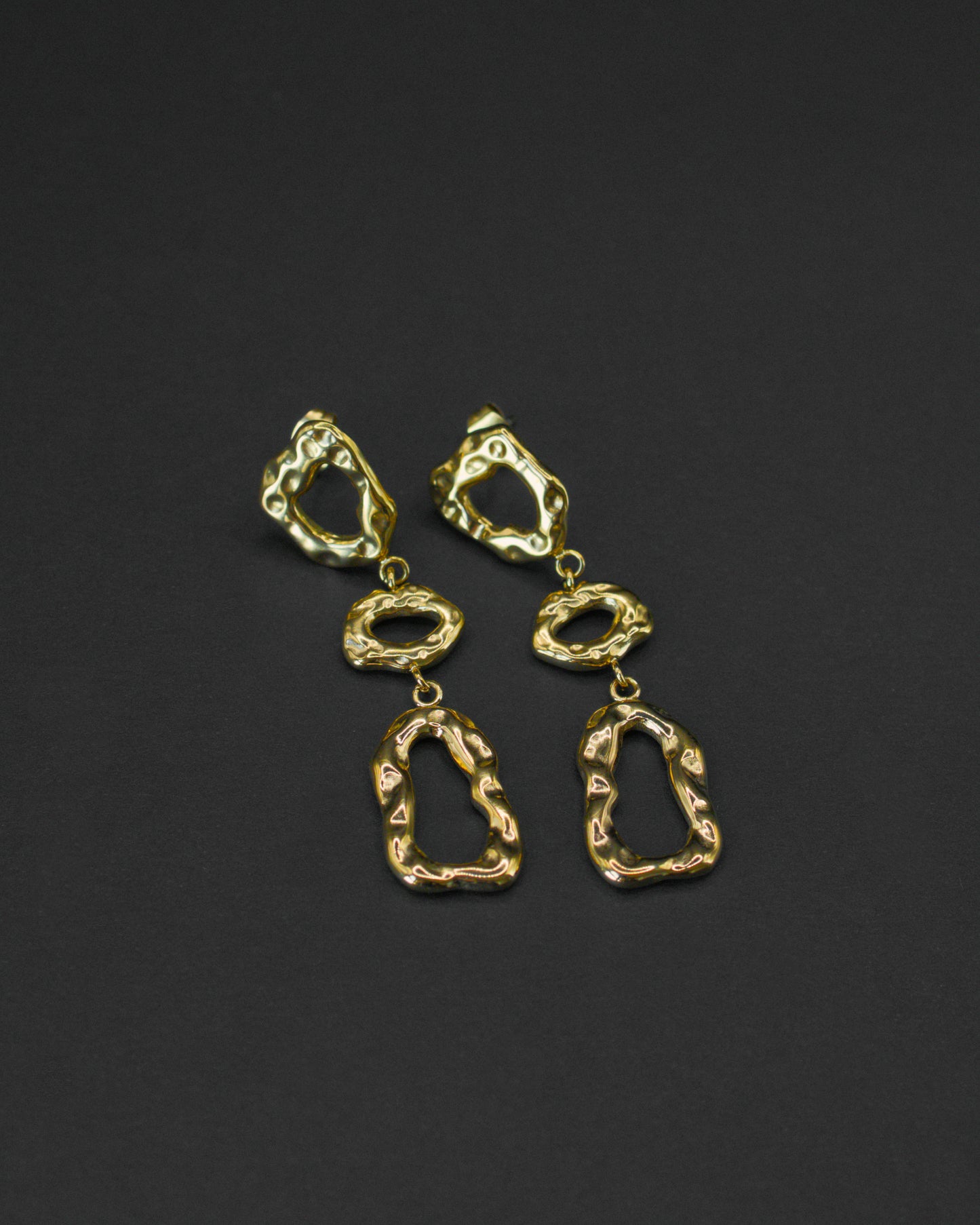 Brincos Golden Cascade