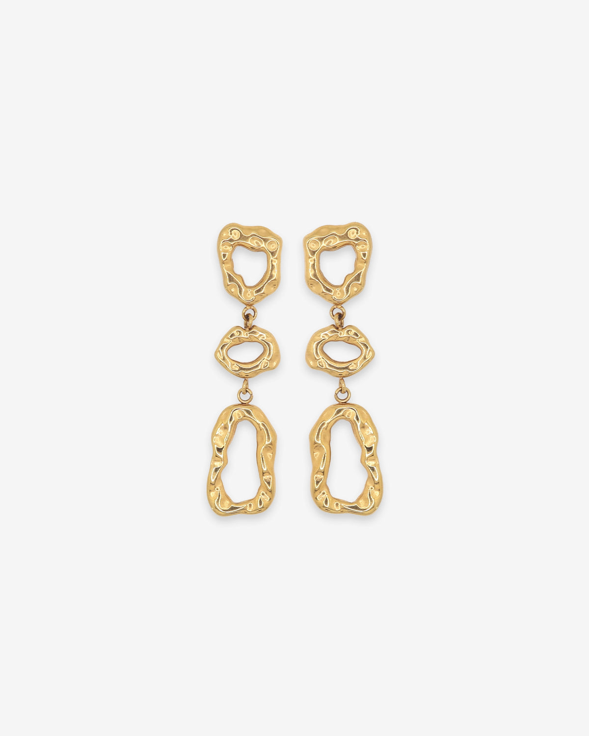 Golden Cascade Earrings